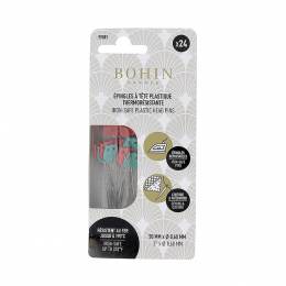 &Eacute;pingles t&ecirc;te plastique repassable hibou x24 - 70