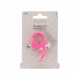 Tire aiguille 3-en-1 rose - 70