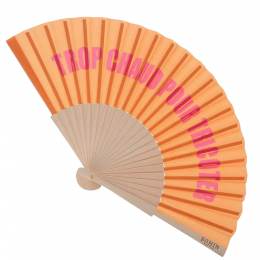 &Eacute;ventail orange "tricoter" - 70
