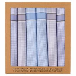 Mouchoirs homme Léo bord satin 40 x 40 cm x6 - 88