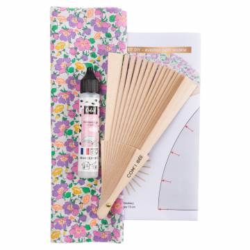 Kit &eacute;ventail petit mod&egrave;le en Liberty Com'1 Id&eacute;e - 1000