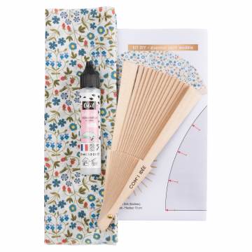 Kit &eacute;ventail petit mod&egrave;le en Liberty Com'1 Id&eacute;e - 1000