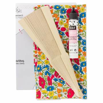 Kit &eacute;ventail grand mod&egrave;le en Liberty Com'1 Id&eacute;e - 1000