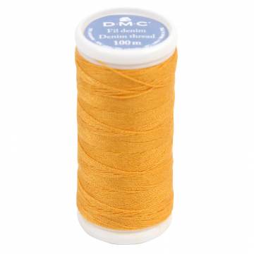 Fil jean denim &agrave; coudre tt 5 bobines de 100m - 12