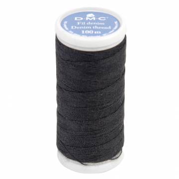 Fil jean denim &agrave; coudre tt 5 bobines de 100m - 12