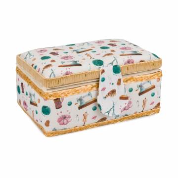 Boite à couture garnie motif couture - 14