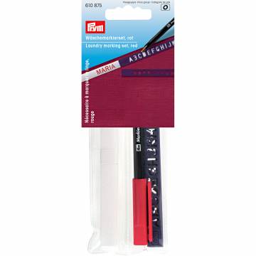 Nécessaire pour marquer linge crayon rouge - 17