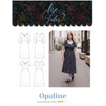 Patron Lise Tailor robe opaline t34/48 - 173