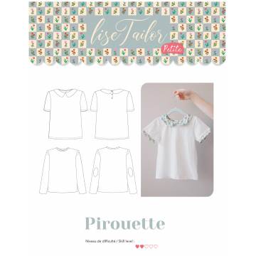 Patron Lise Tailor t-shirt pirouette t2/12ans - 173