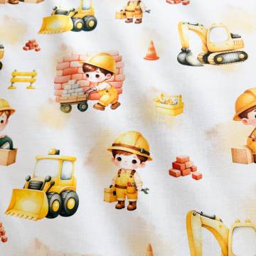 Tissu de L'atelier de Jess & Caro coton imprim&eacute; - Axel - 179