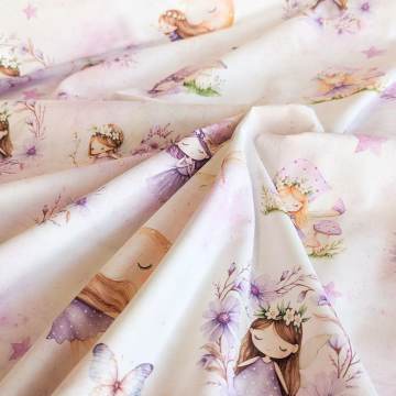 Tissu de L'atelier de Jess & Caro coton imprim&eacute; - &eacute;lena - 179