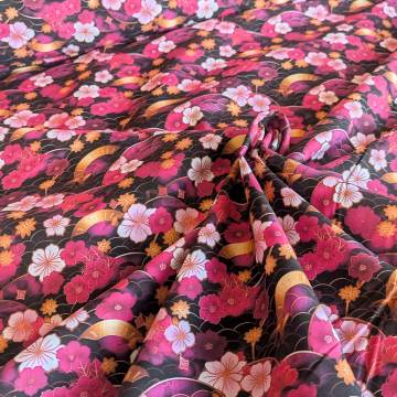 Tissu de L'atelier de Jess & Caro coton imprim&eacute; - saori - 179