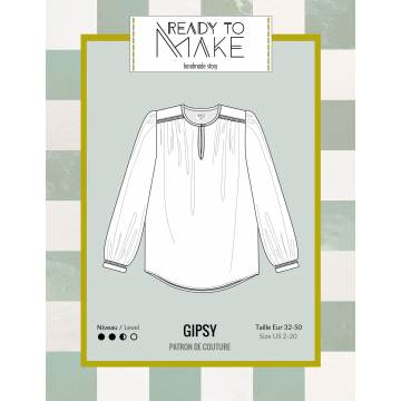 Patron Ready to Make blouse femme gipsy - 181