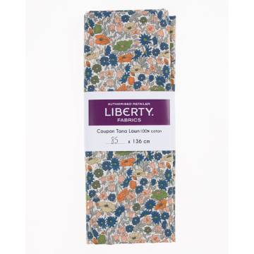 Coupon tissu Liberty Fabrics Tana Lawn&reg; poppy forest 85 cm - 34
