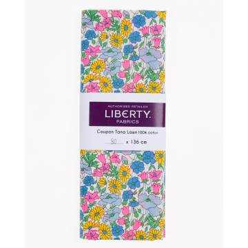 Coupon tissu Liberty Fabrics Tana Lawn&reg; poppy and daisy 80 cm - 34