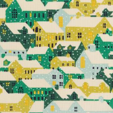 Tissu Liberty Fabrics Patch snowy rooftops - 34