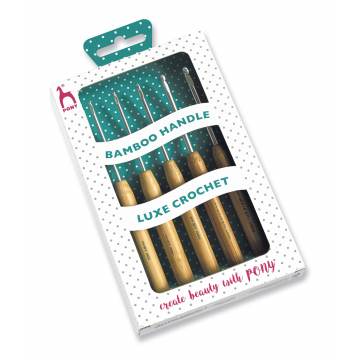 Set de 5 crochets bambou 14cm n&deg;2 &agrave; 4 mm - 346