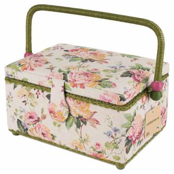 Boite &agrave; couture fleurs - 367