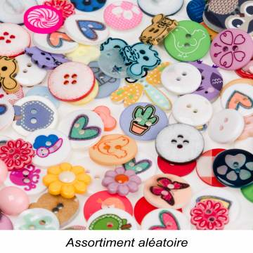 Assortiment de 100 boutons enfant minimum - 399