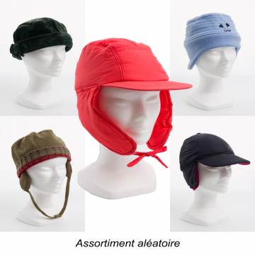 Assortiment mixte : chapeaux hiver x5 - 399