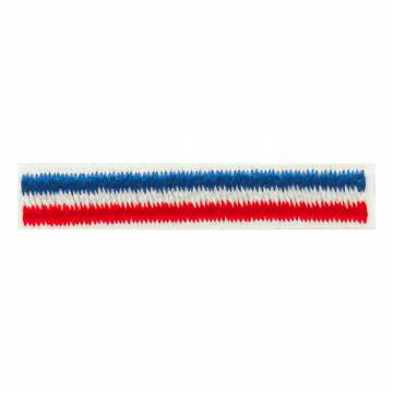 Thermocollant France, bleu blanc rouge 3,5x0,6cm - 408