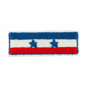 Thermocollant France, bleu blanc rouge3,5x3,2cm - 408