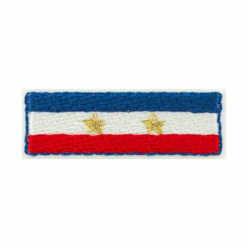 Thermocollant France, bleu blanc rouge 3,5x1,2cm - 408