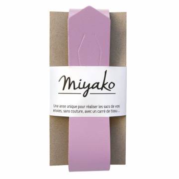 Anse de sac Miyako en cuir lilas - 408