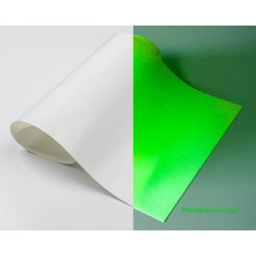 Feuille de flexcut phosphorescent vert night club - 408