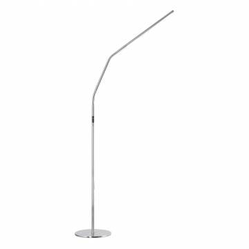 Lampe sur pied Daylight slimline 4  acier brossé - 416