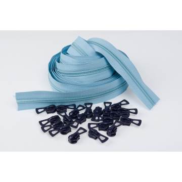 Cha&icirc;ne au m&egrave;tre &Eacute;clair : de p150 7mm + 20 curseurs marine en vrac x 5 m - 42