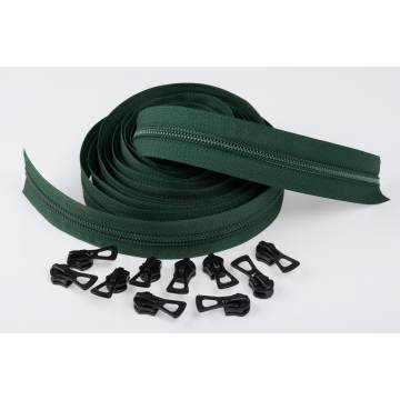 Cha&icirc;ne au m&egrave;tre &Eacute;clair : de p150 7mm + 10 curseurs noir en vrac x 5 m - 42