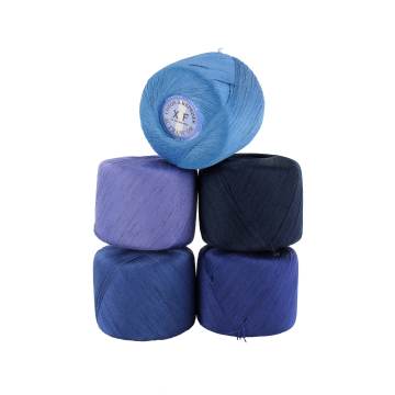 Coton &agrave; repriser xf 10grs assortiment bleu - 464