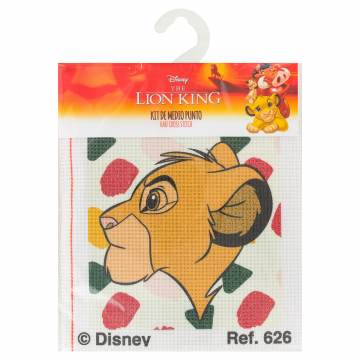 Kit canevas enfant 12x12 Roi lion Simba - 480