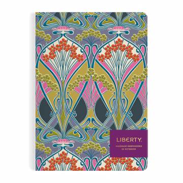 Carnet brod&eacute; Liberty Lanthe Bloom - 5