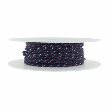 Cordon paracorde fond bleu bleu blanc rouge Ø 3mm - 56