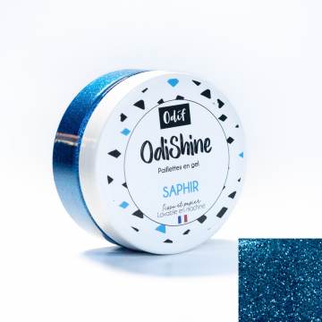 Peinture Odif paillettes en gel OdiShine saphir 70ml - 69