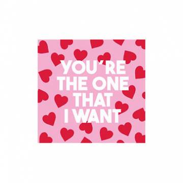 Etiquettes &agrave; coudre "you're the one" x4 - 70