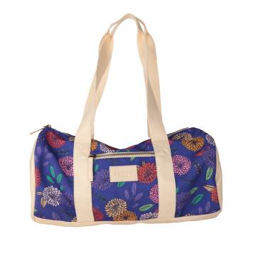 Sac tricot "Blossom"  bleu - 70