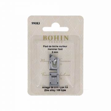 Pied de biche machine &agrave; coudre Bohin "ourleur" 3mm - 70