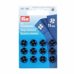 Boutons pression coudre métal carre 21 mm noir - 3B COM